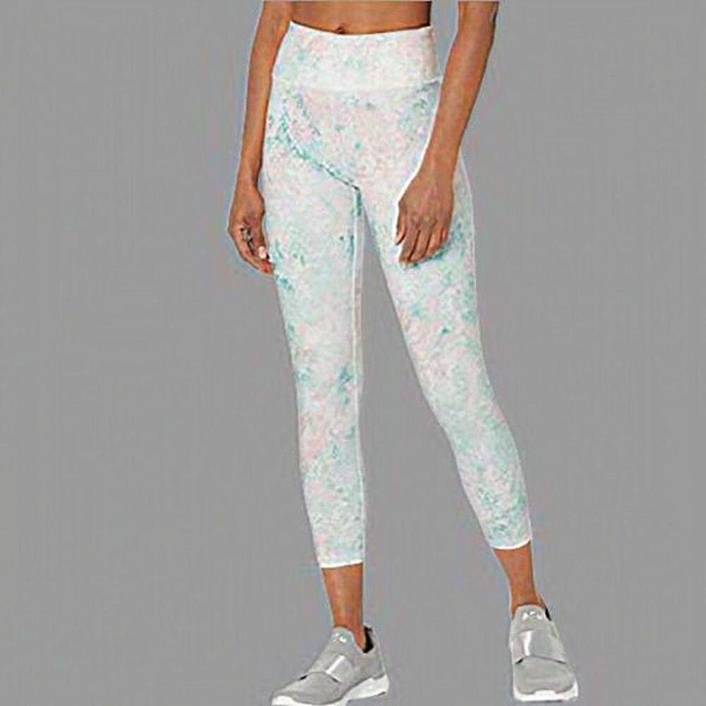 NEW Jockey Women's 7/8‎ Legging Multi Combo Floral Fizz Print Large activewear
